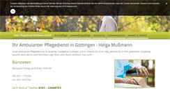 Desktop Screenshot of pflegedienst-mussmann.de