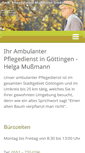 Mobile Screenshot of pflegedienst-mussmann.de